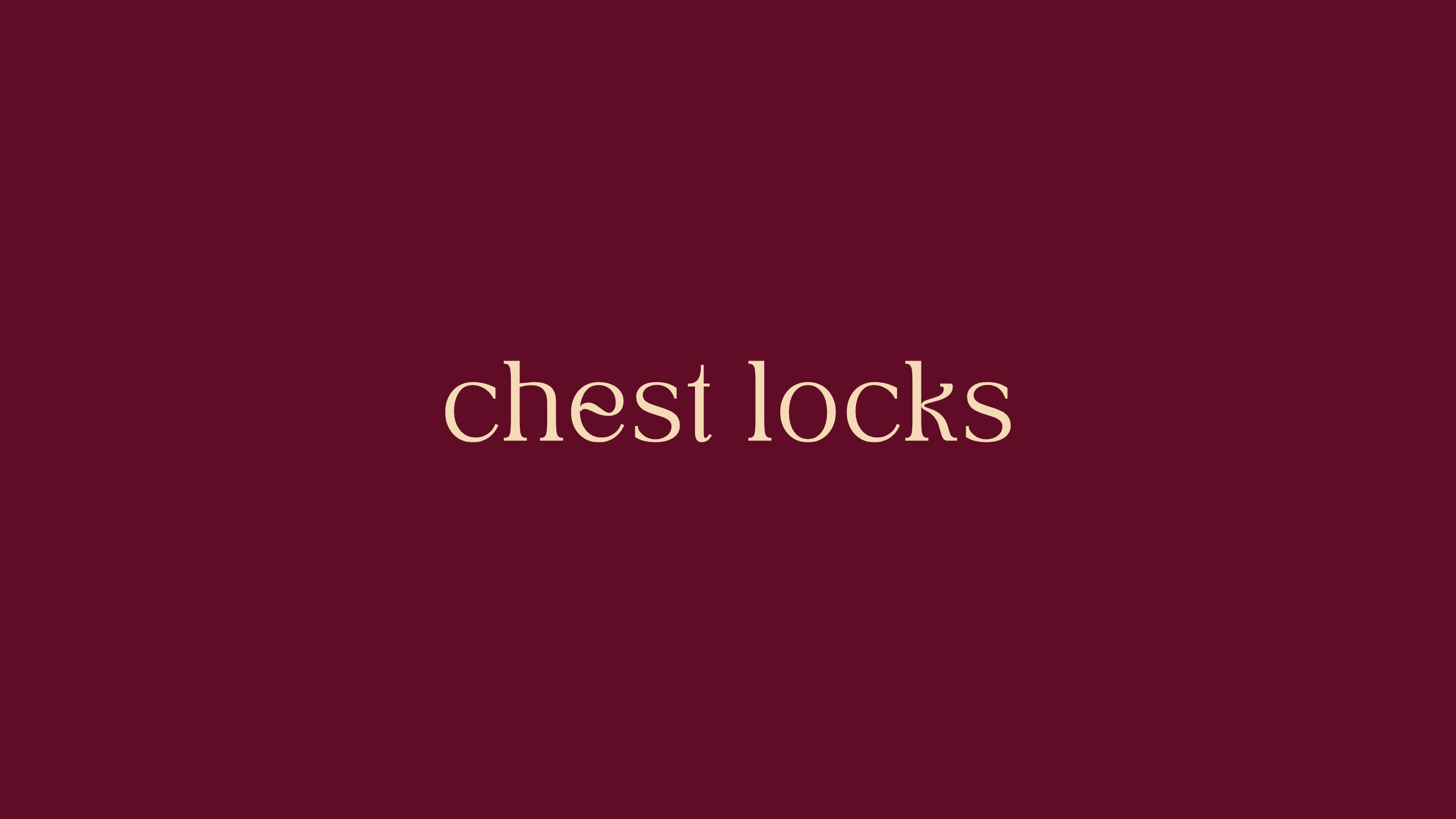 Chest Lock