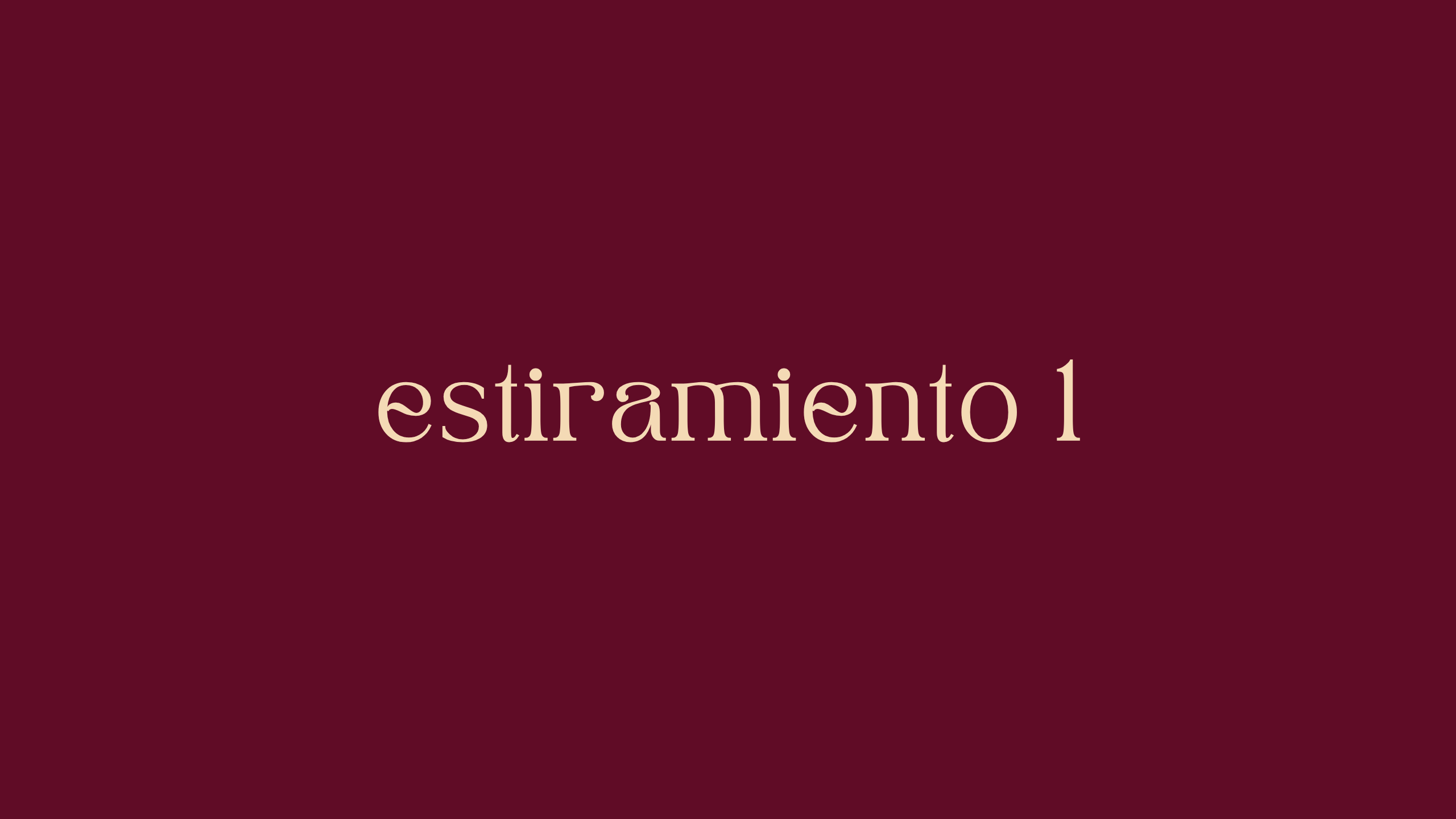 Estiramiento