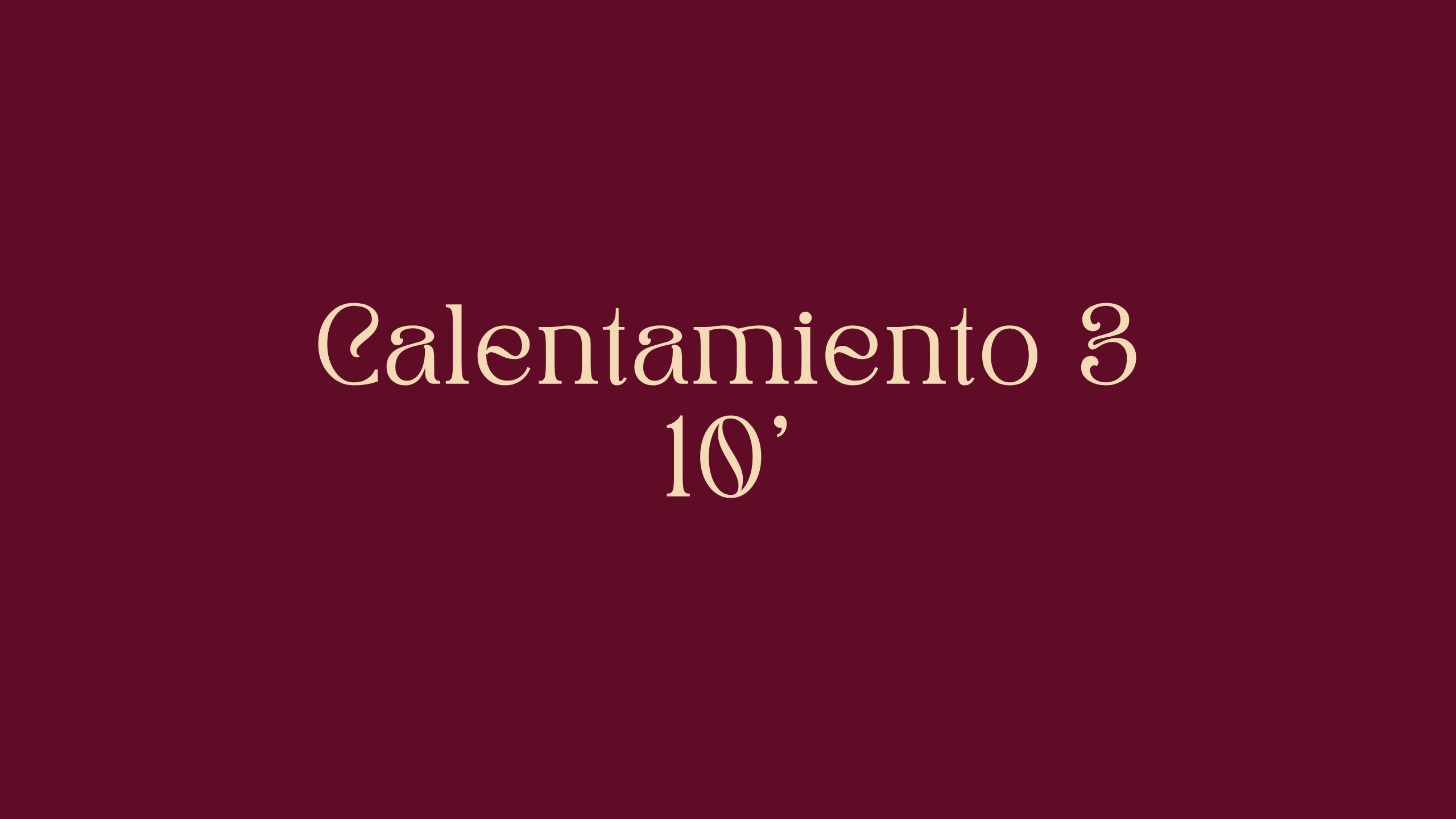 Calentamiento 3